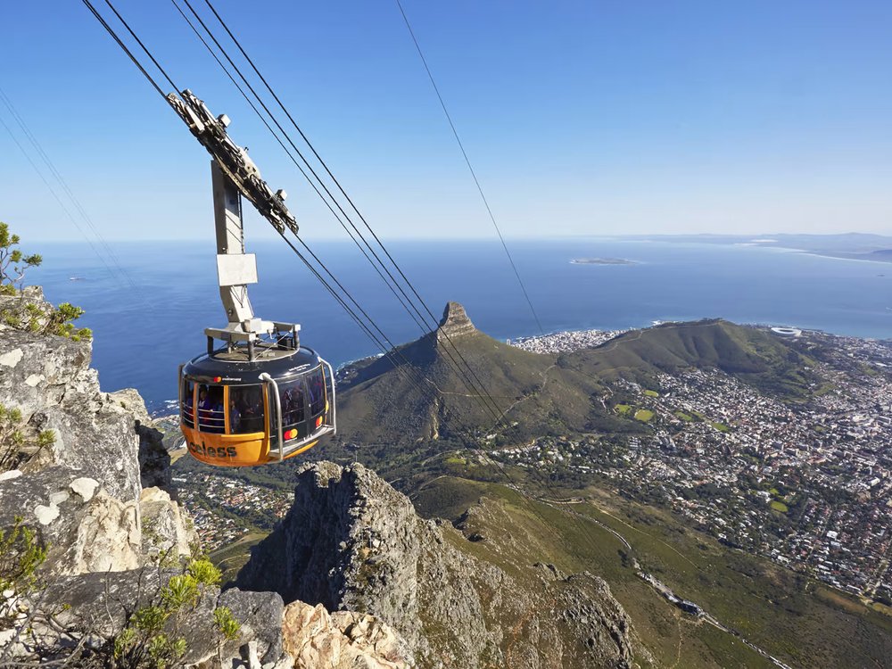 Table Mountain, a popular Cape Comfort destination