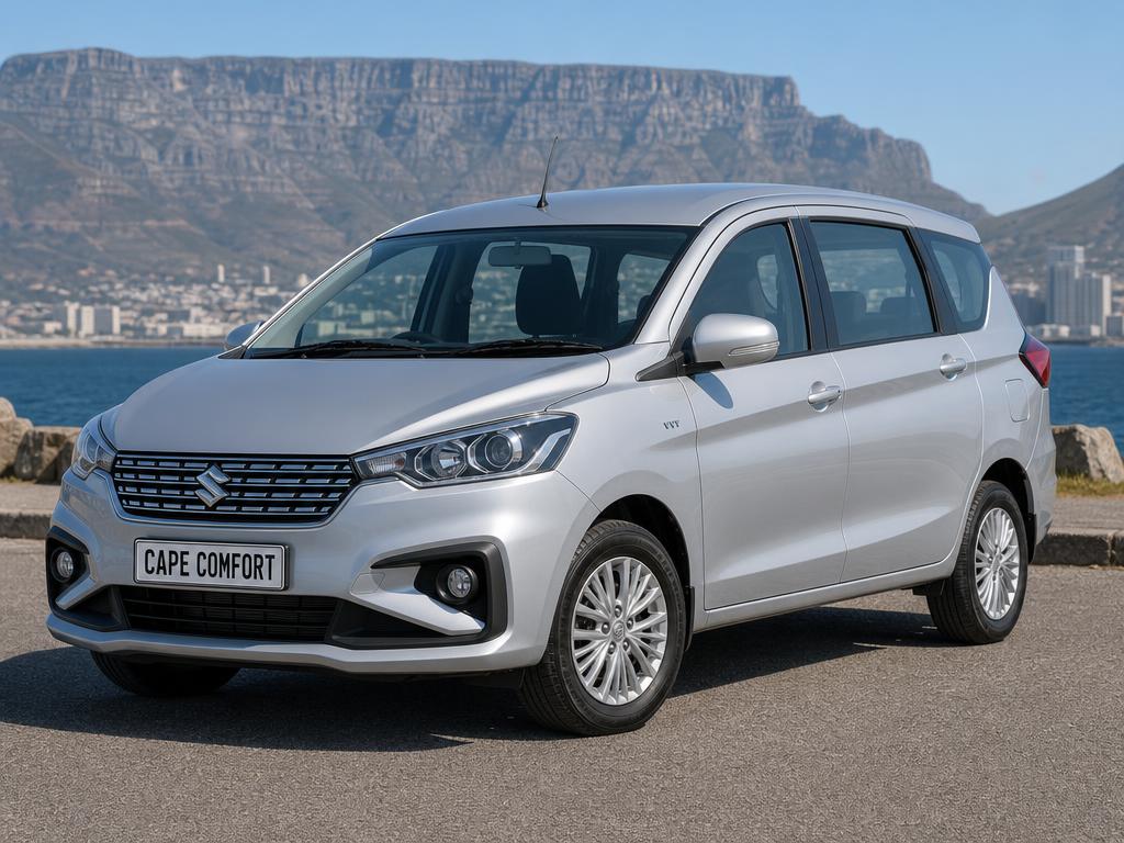 Suzuki Ertiga used by Cape Comfort for private transfers