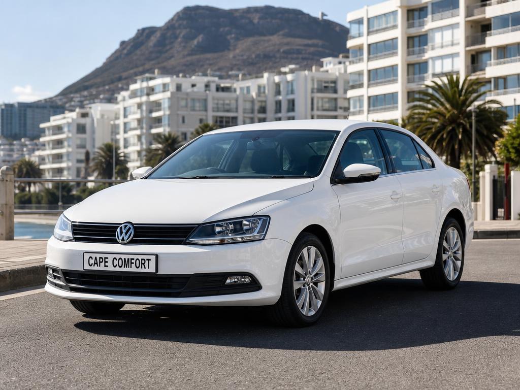 Volkswagen Sedan used by Cape Comfort for private transfers